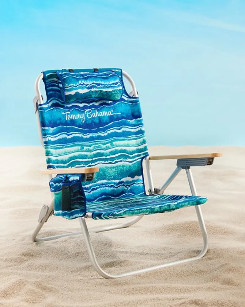 Tommy Bahama Malachite Print Deluxe Backpack Beach Chair | Pacific City