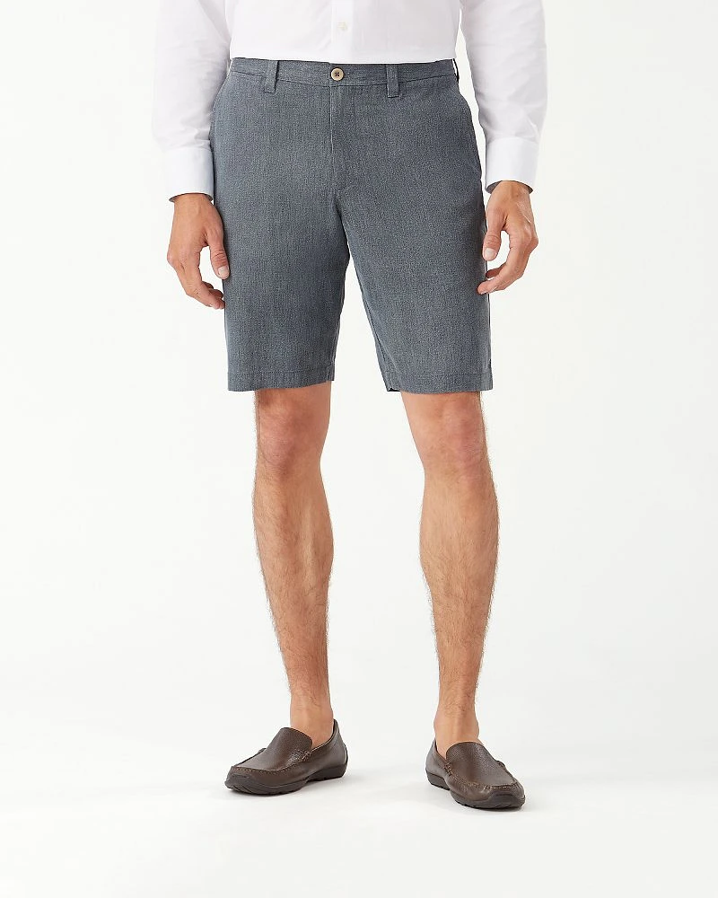 Tommy Bahama Havana Herringbone Pleated 10-Inch outlet Shorts