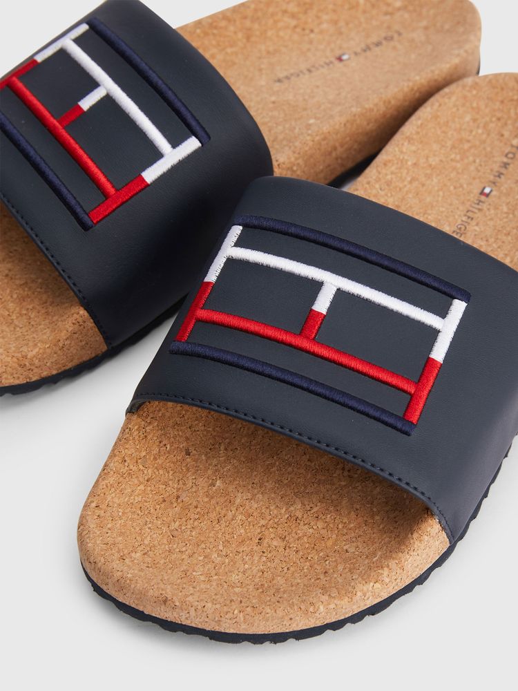 SANDALIAS TOMMY HILFIGER CON PLANTILLA DE CORCHO Y LOGO PARA HOMBRE