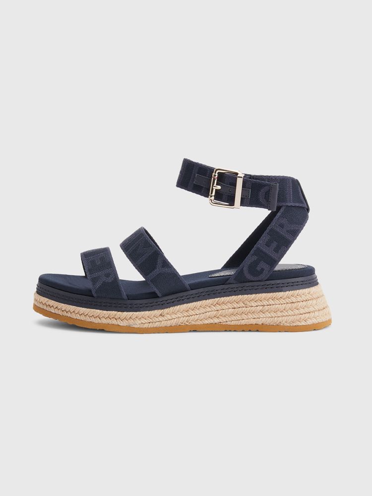 Tommy Hilfiger SANDALIAS TOMMY HILFIGER CON CU A DE ESPARTO PARA