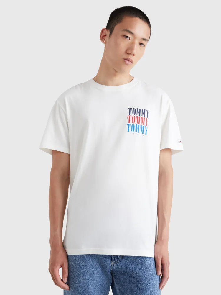 Tommy Jeans PLAYERA DE CORTE CL SICO CON INSCRIPCIONES TOMMY JEANS