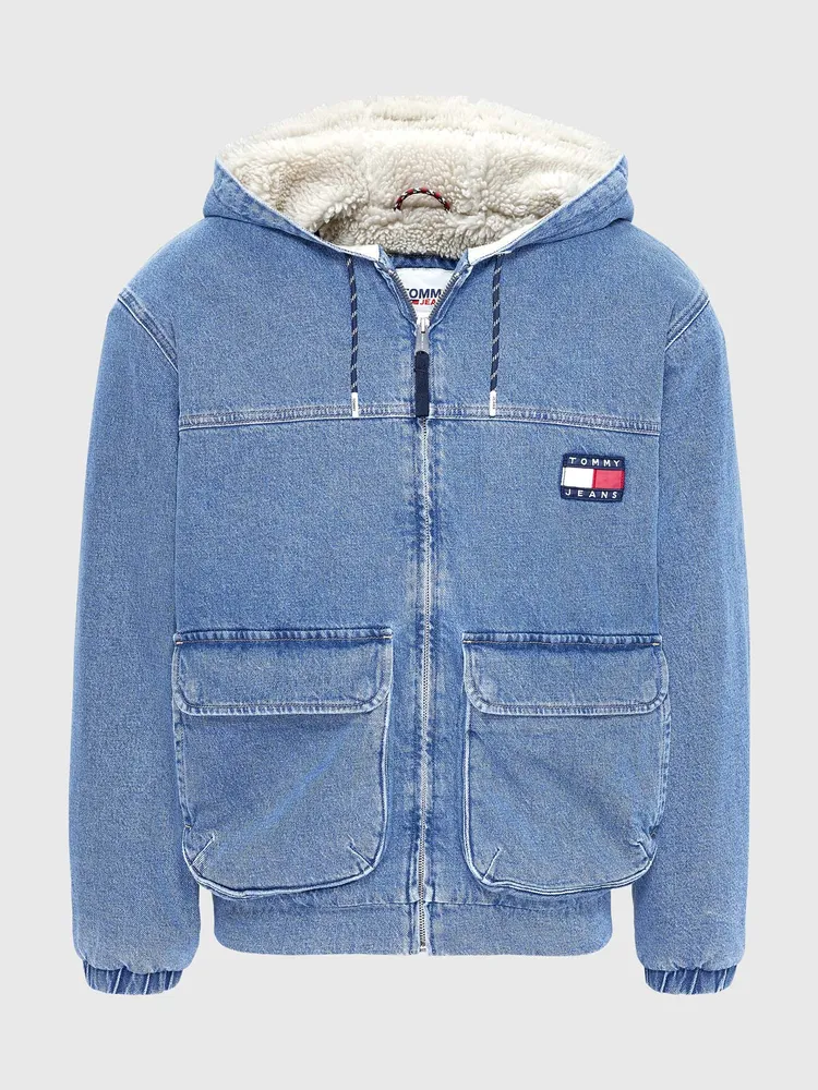 Tommy Jeans CHAMARRA DE DENIM CON FORRO PELUCHE TOMMY JEANS HOMBRE