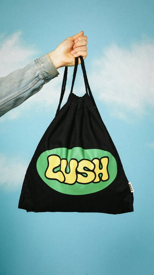Lush canvas clearance bag