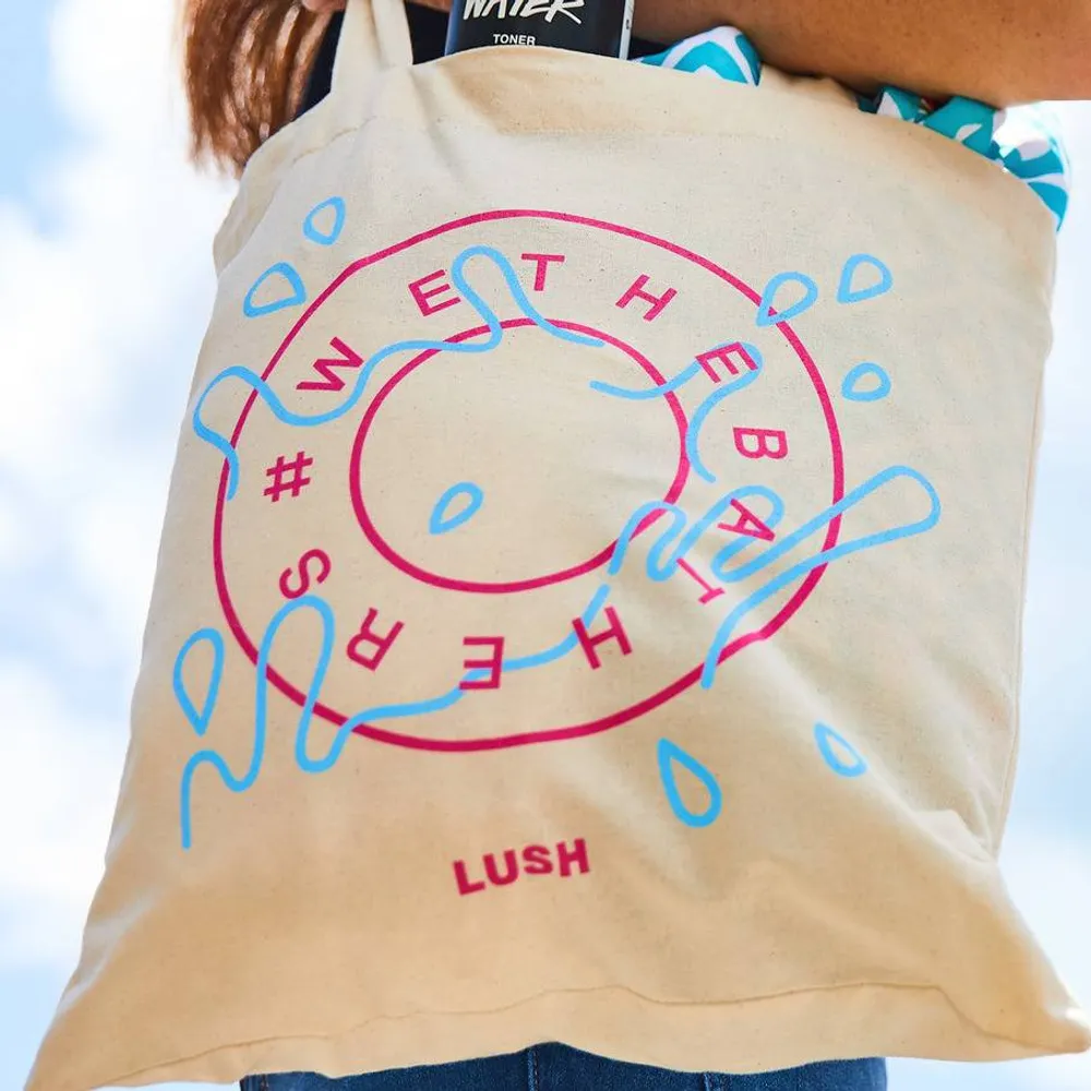 Lush best sale canvas bag