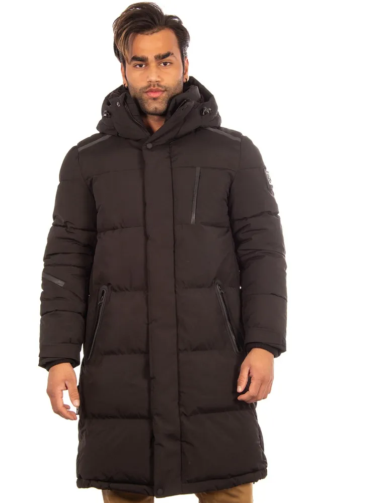 Coats Co Long puffer jacket by Projek Raw 595 137522 NOIR