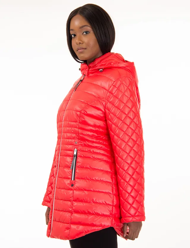 Coats Co Long Shimmer Puffer Jacket By Novelti (2074019HA, 55 OFF