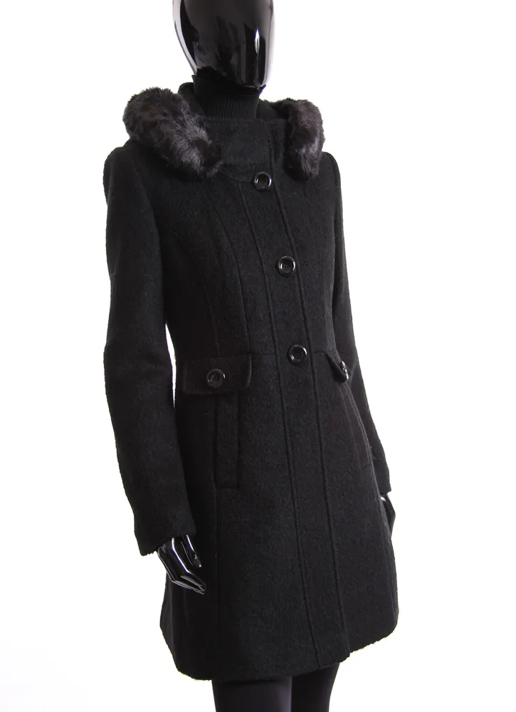 Boucle online swing coat