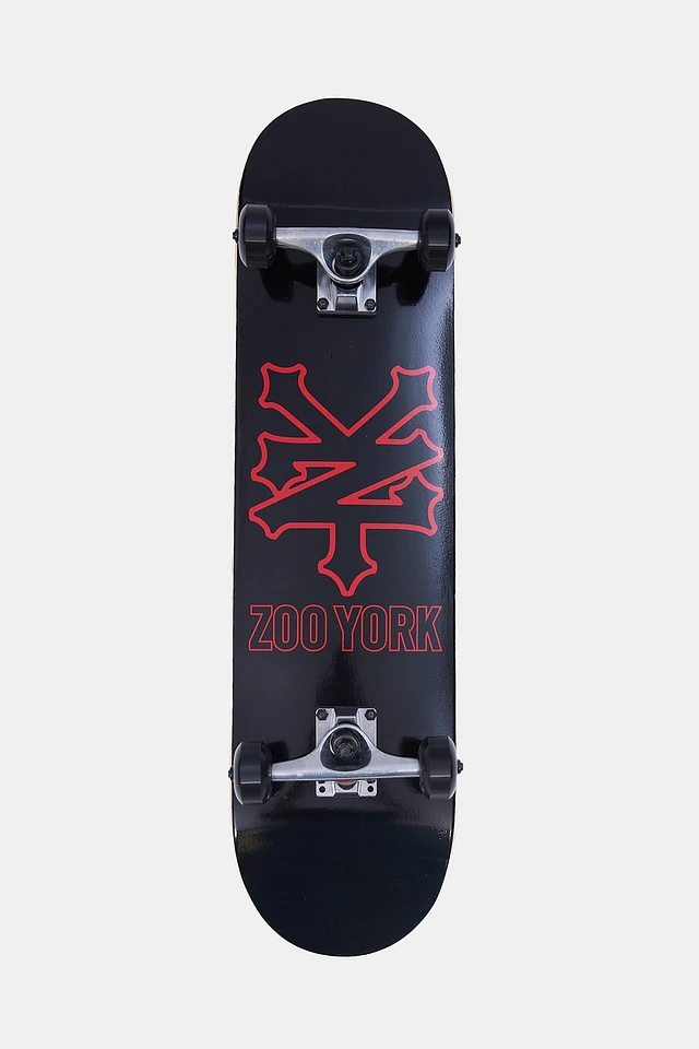 Zoo York Black Logo Skateboard 7.75