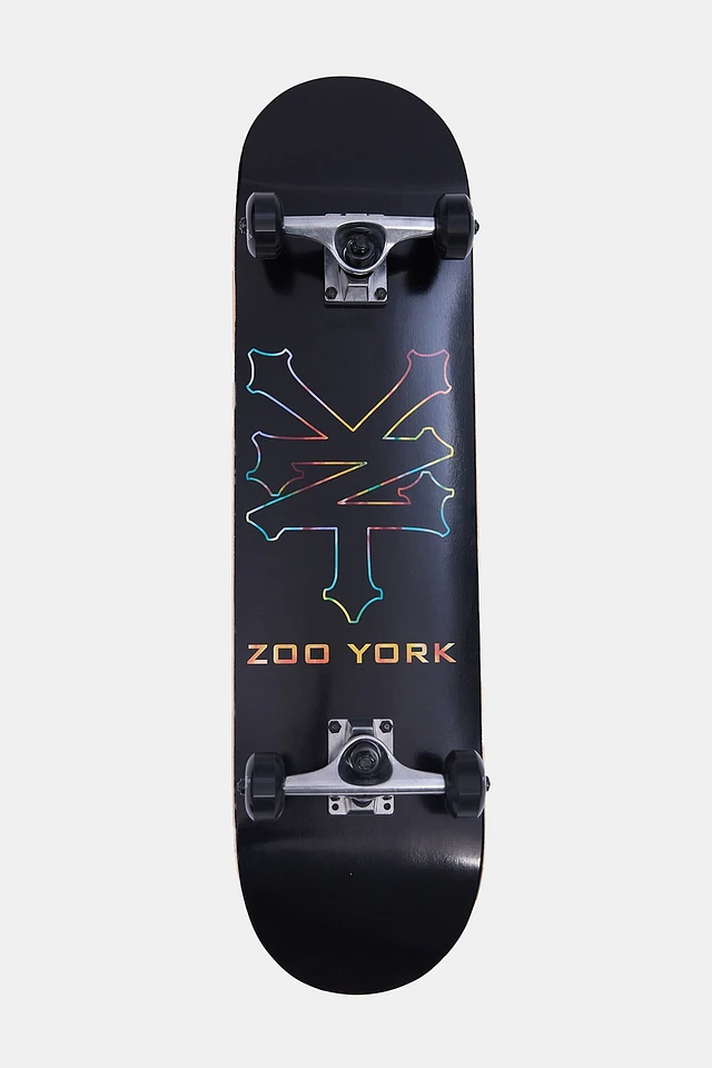 Zoo York Black Logo Skateboard 7.75