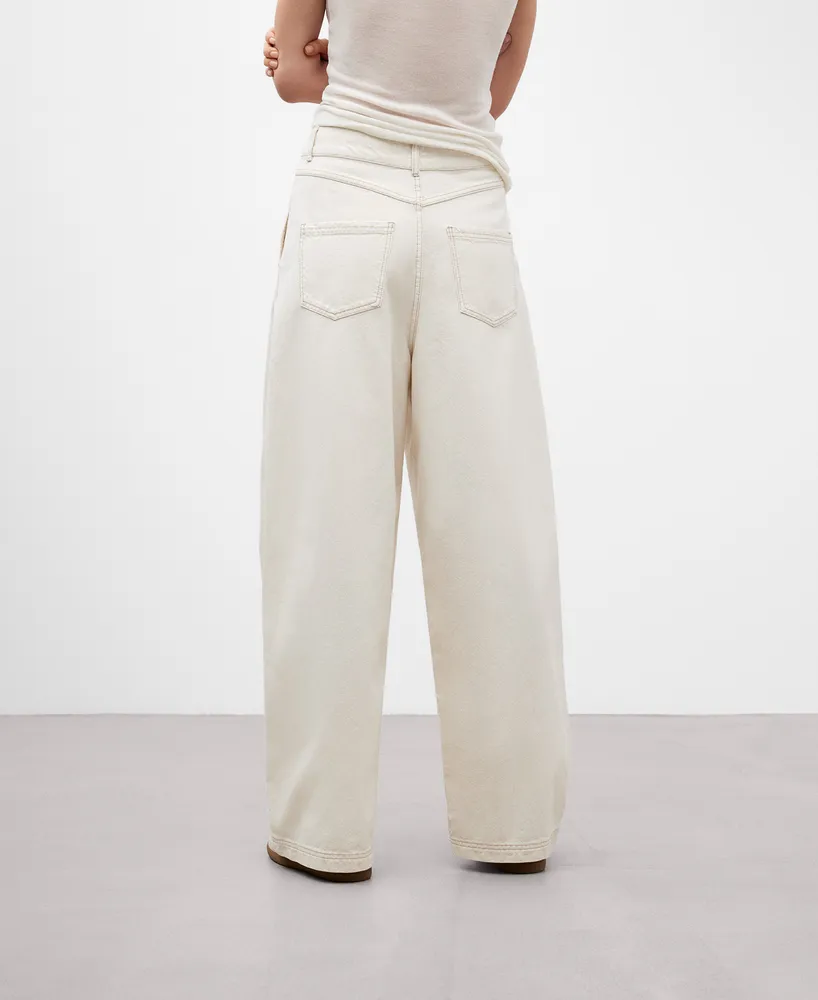 Pantalon blanco adolfo best sale dominguez