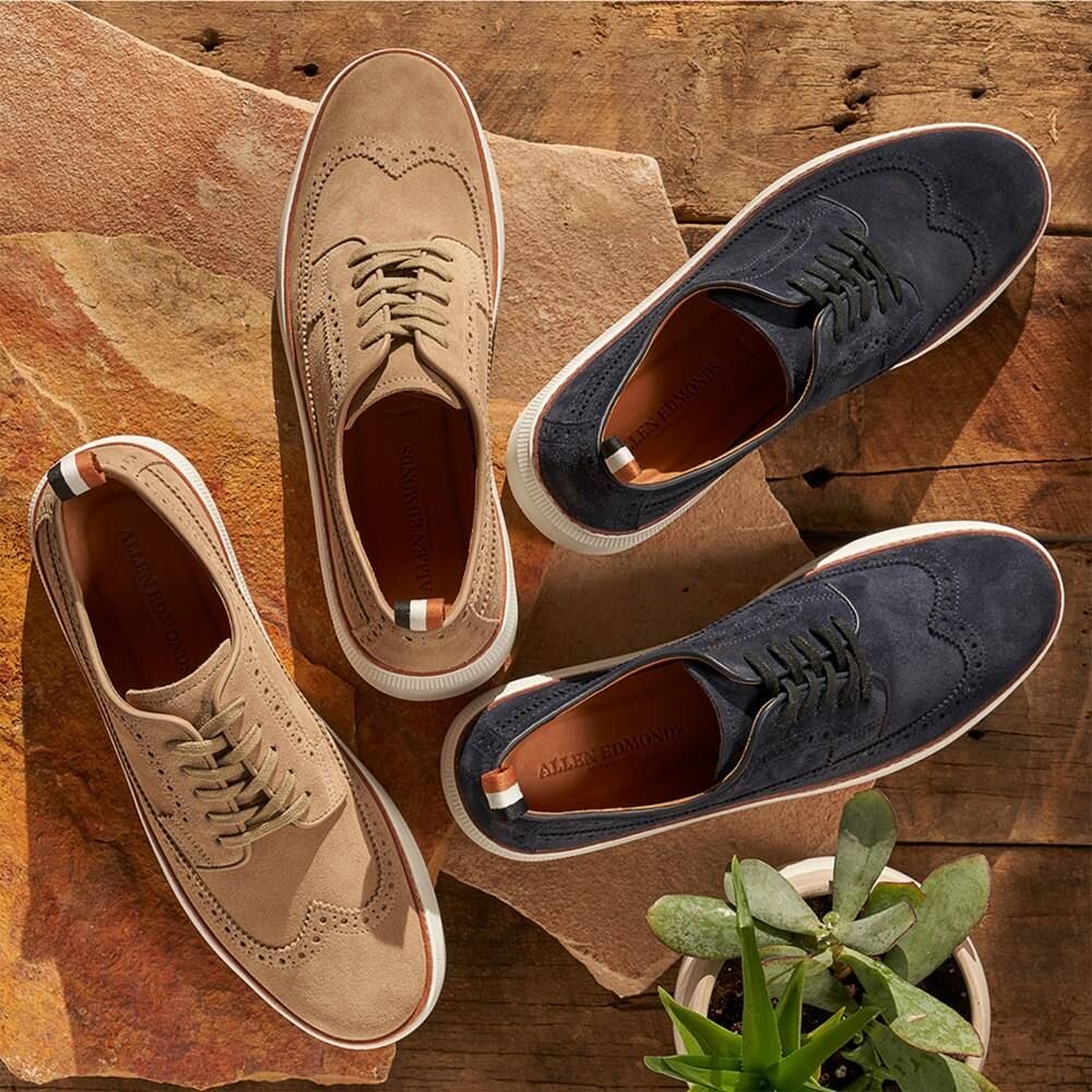 Allen edmonds suede top