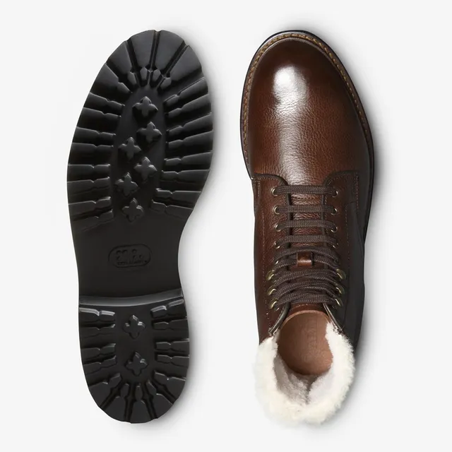 Allen edmonds shearling boots top