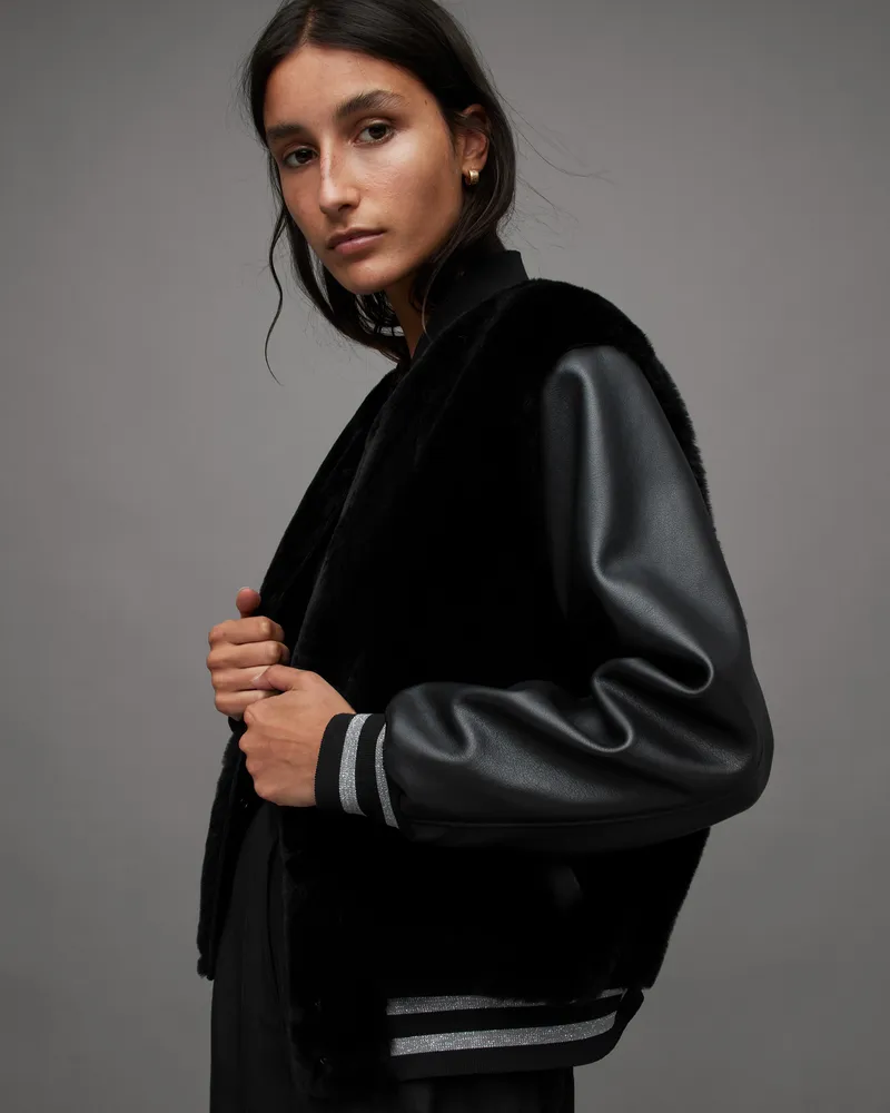 All saints baseball jacket hot sale