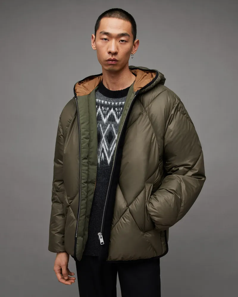 All saints puffer coat on sale