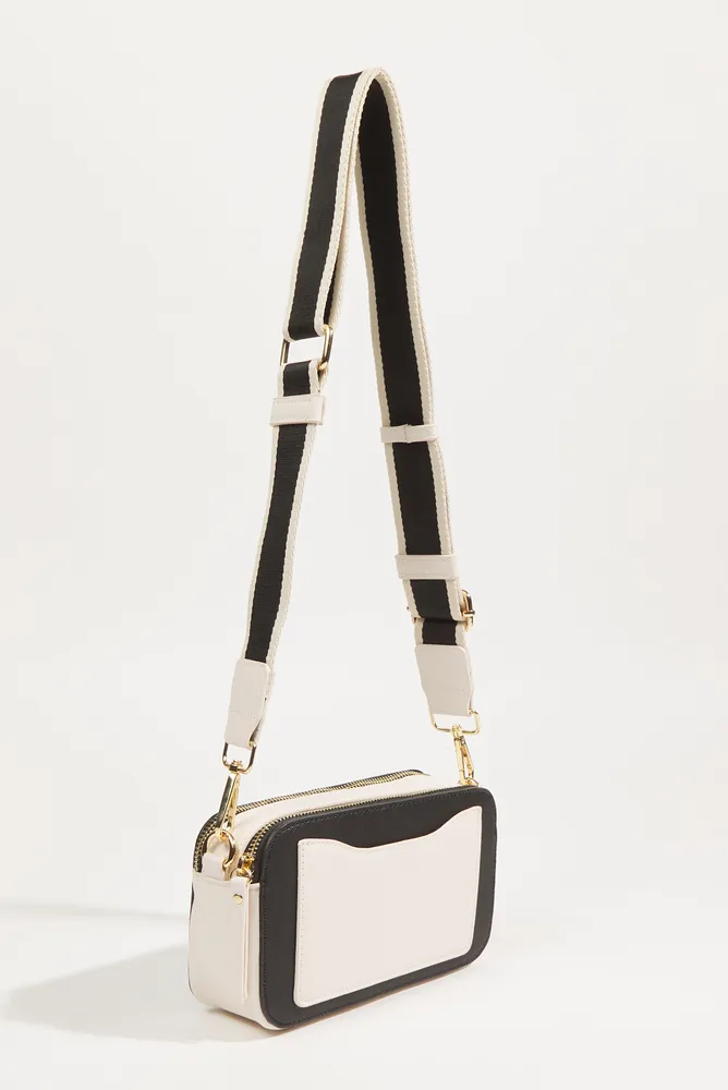 Camera strap top purse