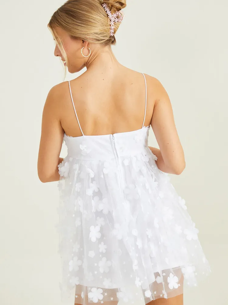 Altar'd State Aurora Floral Mesh Babydoll Dress | Mall of America®