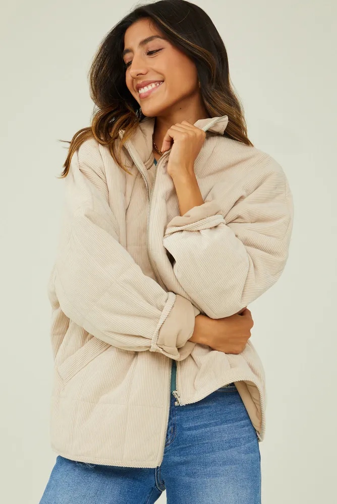 Altar d State Callie Corduroy Quilted Jacket CoolSprings Galleria