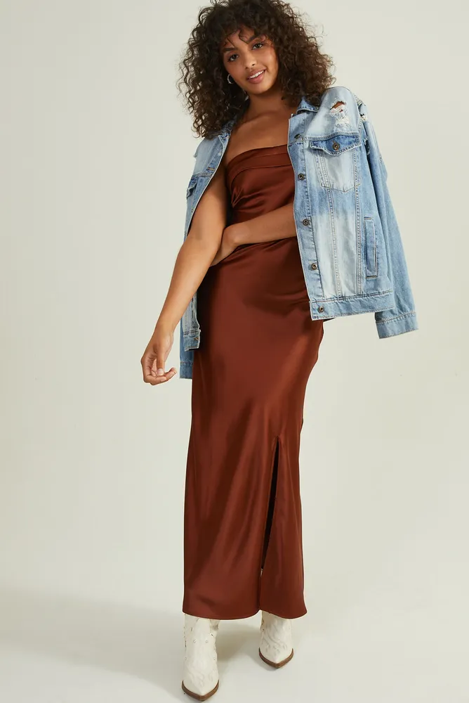 Altar d State Paityn Strapless Maxi Hamilton Place