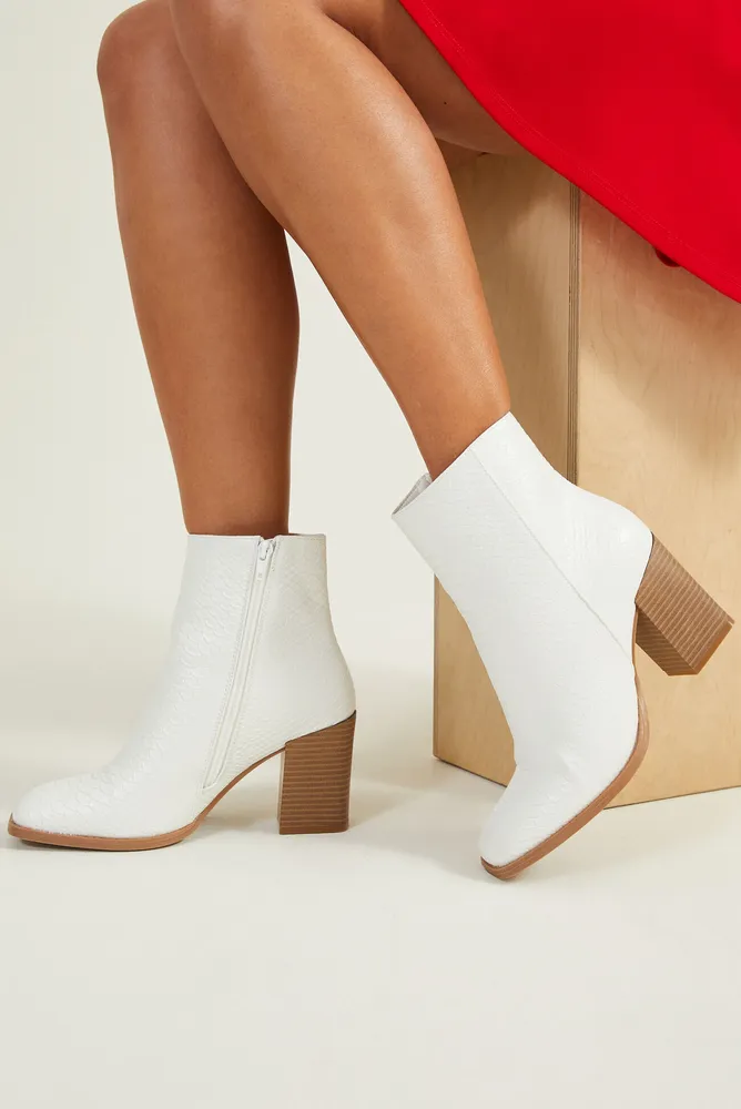 Charlotte russe snakeskin booties sales