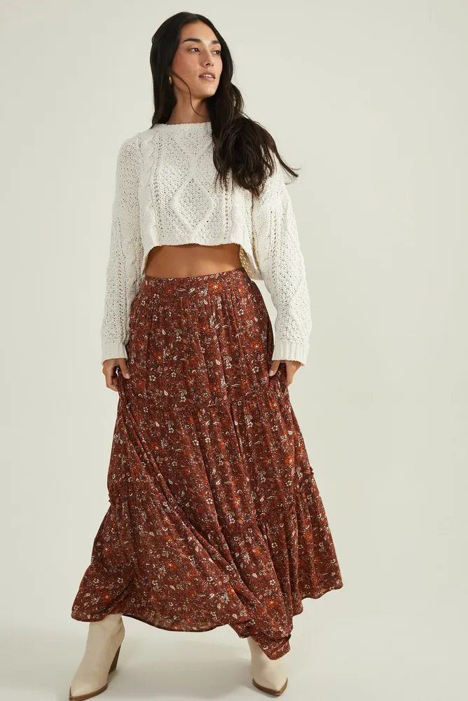 Altar d State Cambria Chenille Cropped Sweater Hamilton Place