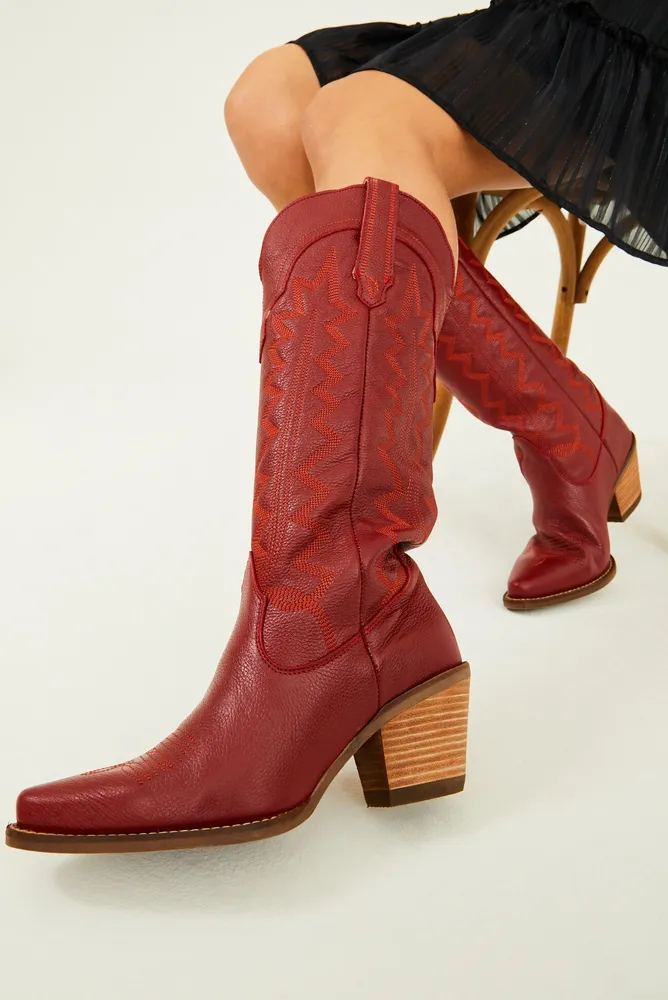 Red sale dingo boots