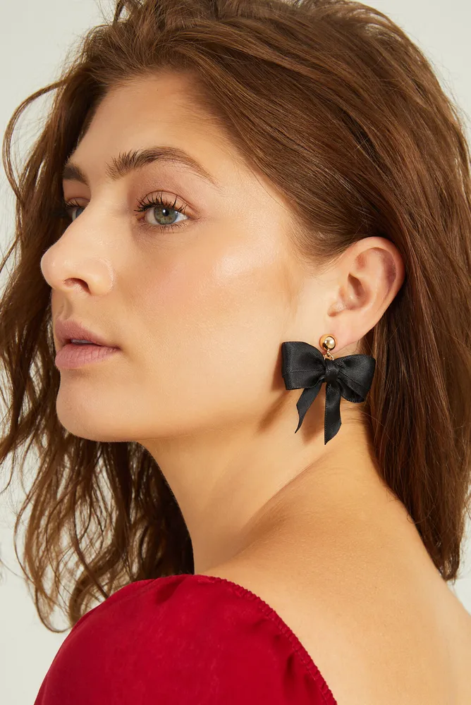 Altar d State Small Fabric Bow Dangle Earrings CoolSprings Galleria
