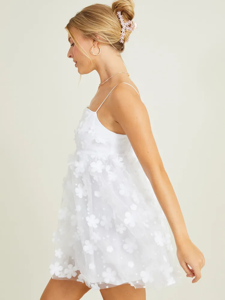 Altar'd State Aurora Floral Mesh Babydoll Dress Mall of America®