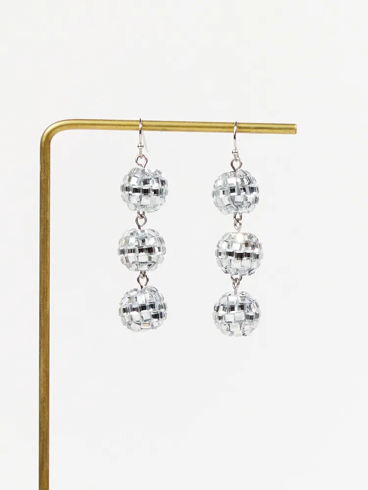Disco ball earrings outlet forever 21