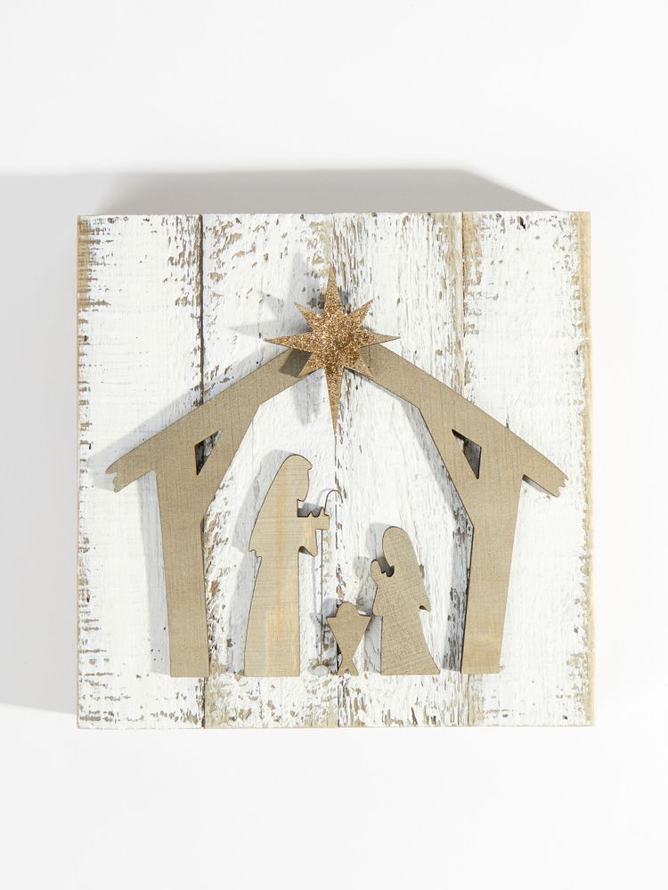 Altar'd State Nativity Scene Box Sign Mall of America®