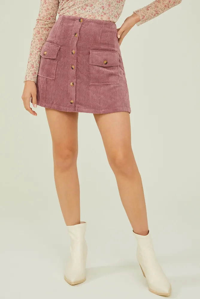 Altar d State Tania Corduroy Skirt Hamilton Place