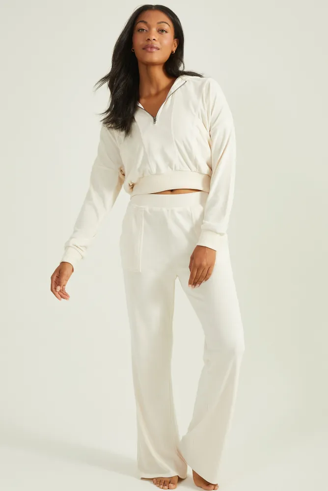 Velour lounge pants deals