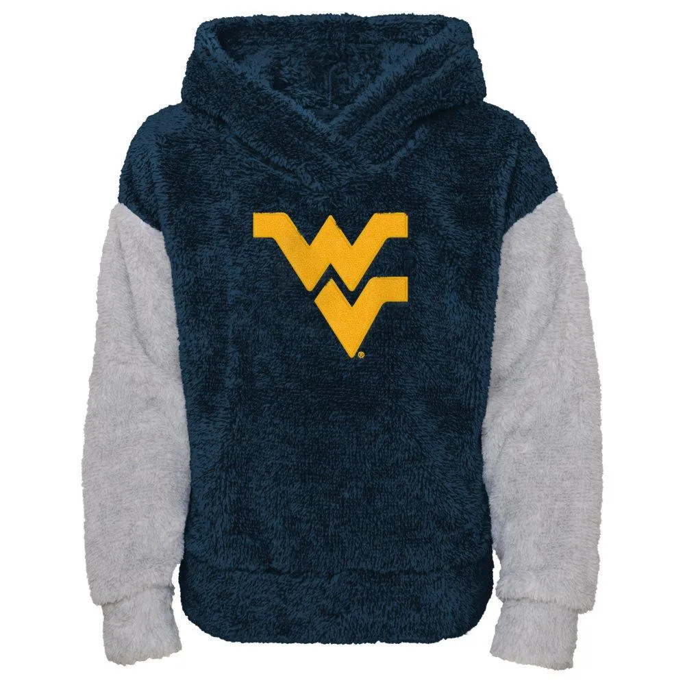 Alumni Hall Wvu West Virginia Kids 2 Tone Teddy Fleece Hoodie