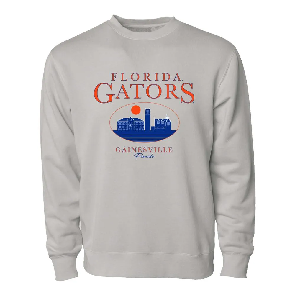 Alumni Hall Gators Florida Uscape Vintage Oval Pigment Dyed Crew