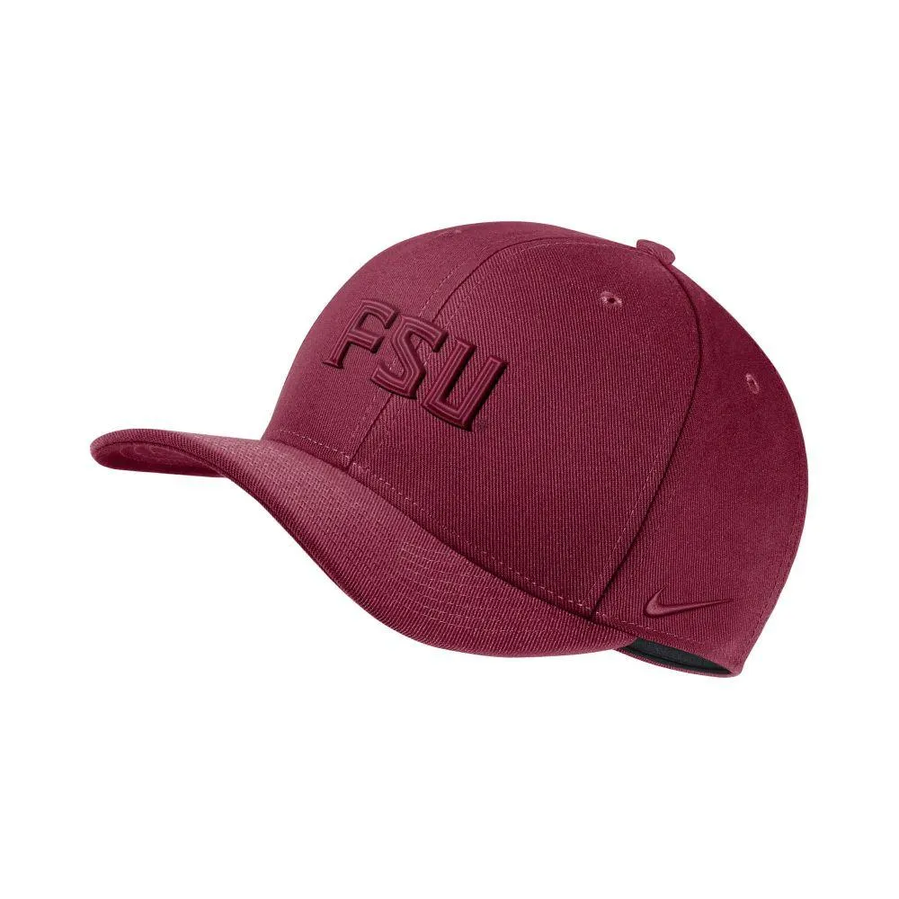 Alumni Hall Fsu Florida State Nike Tonal Swoosh Flex Fit Cap