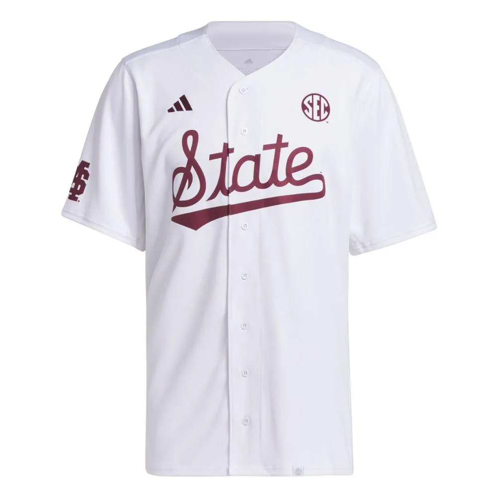 Mississippi state pinstripe baseball hot sale jersey