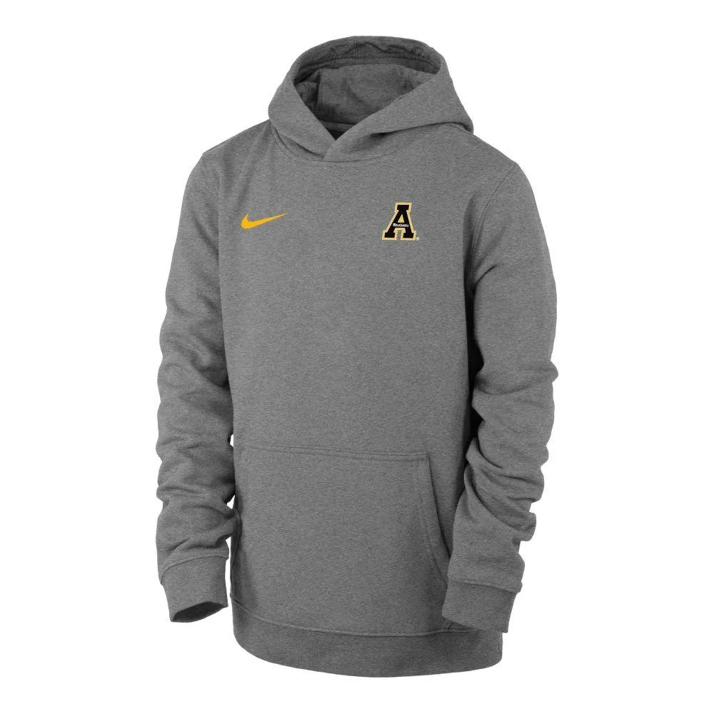 Nike club best sale aop logo hoodie