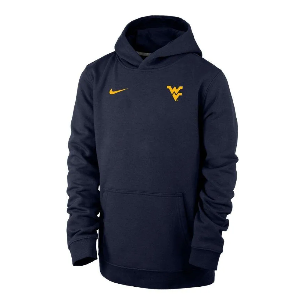 Alumni Hall Wvu West Virginia Nike Youth Club Fleece Pullover