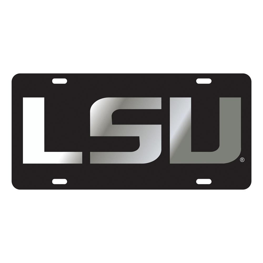 Alumni Hall Lsu License Plate Silver Lsu Logo | The Summit at Fritz Farm