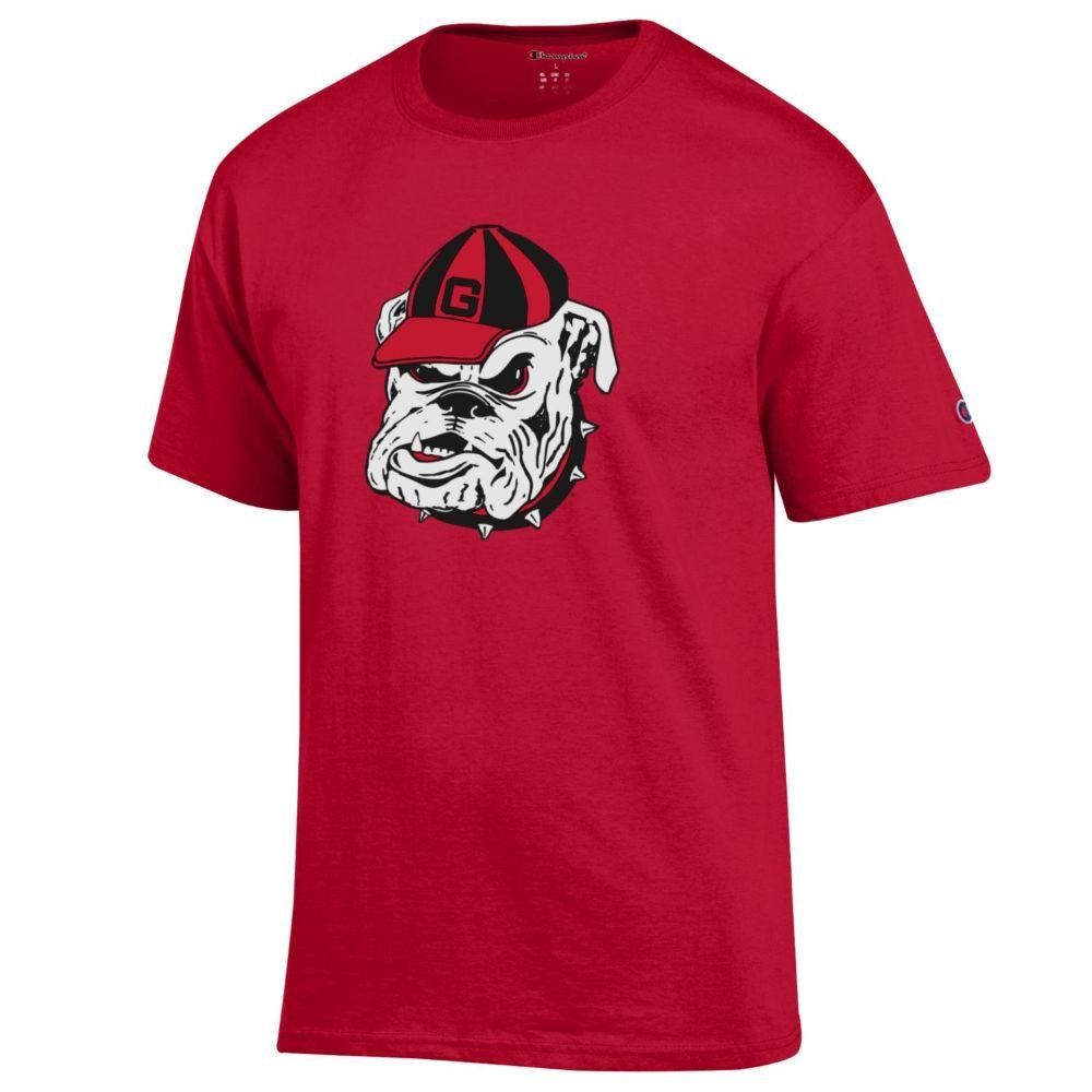 Alumni Hall Dawgs | Georgia Giant Bulldog Head Logo Tee Shirt Alumni ...