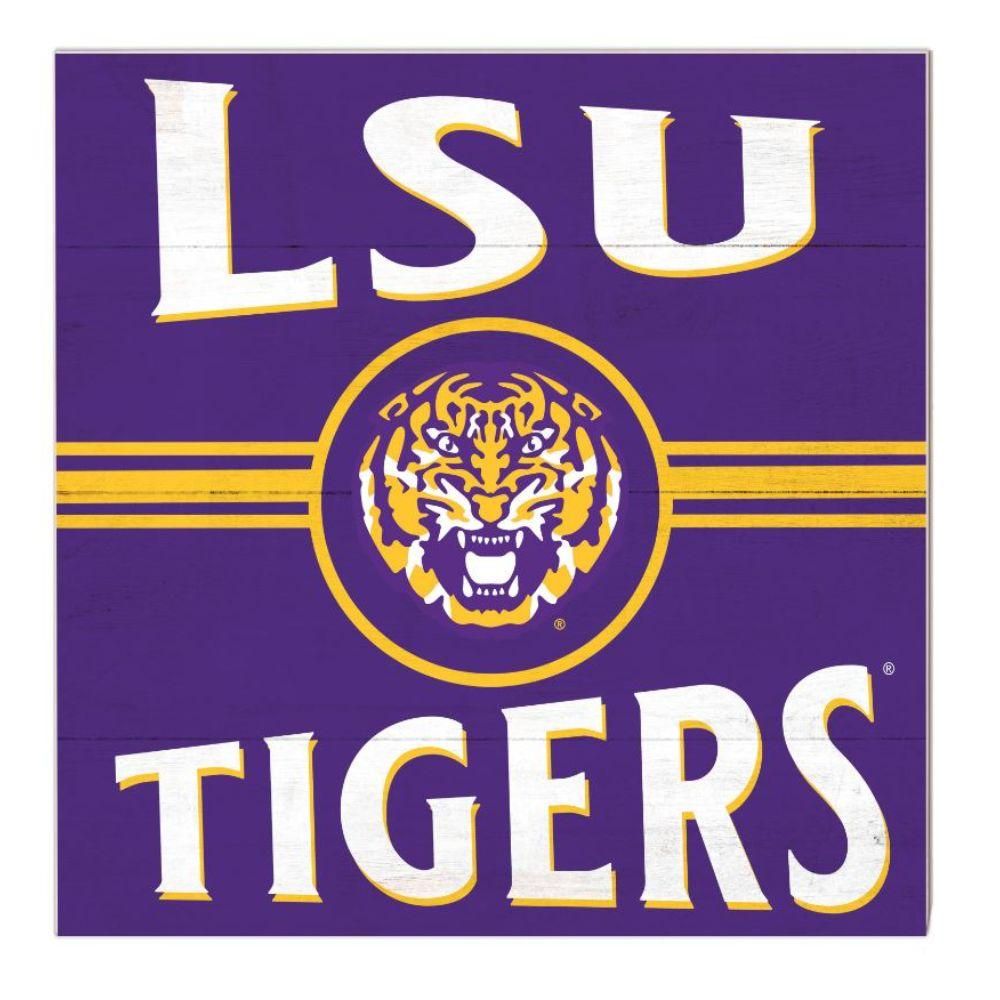 Alumni Hall Lsu | Lsu 10 X10 Retro Team Sign | Alumni Hall | The Summit ...