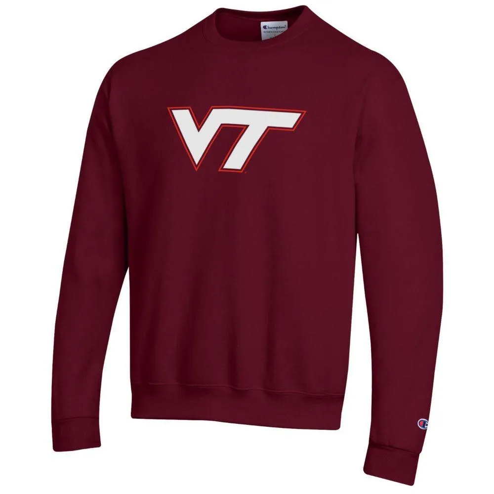 Alumni Hall Hokies Virginia Tech Champion Giant Logo Crew