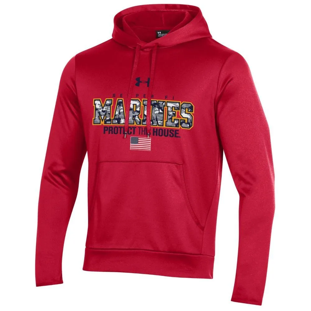 Under armour military best sale hoodie