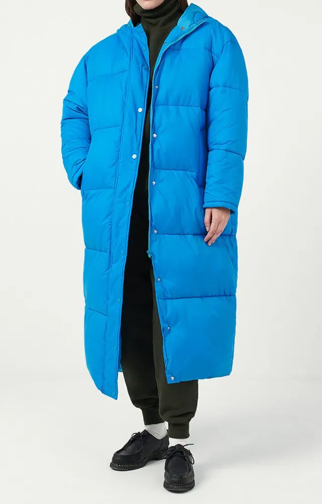 Long clearance blue jacket