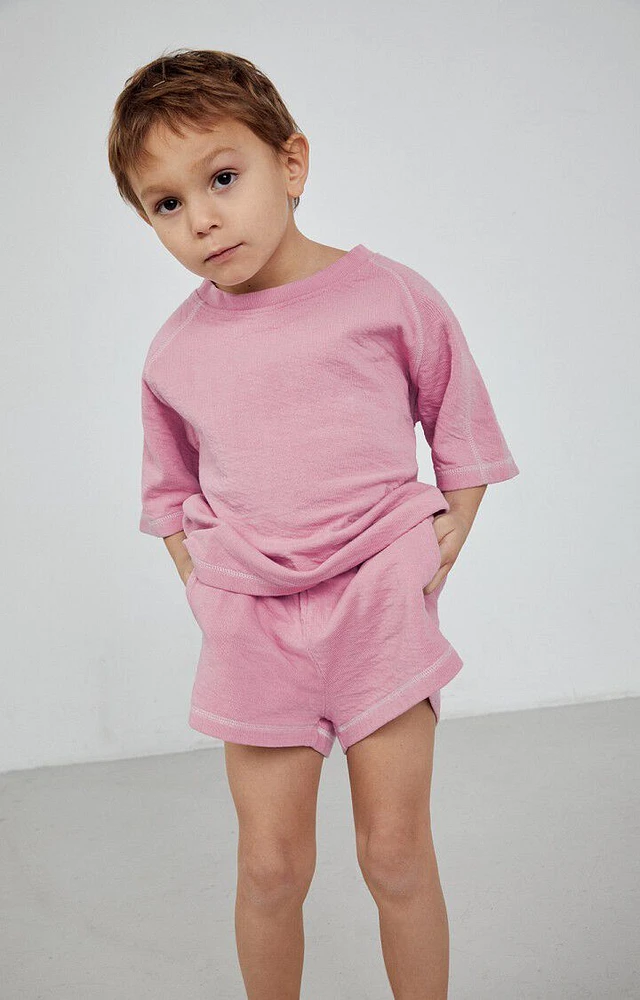 Pink shorts for kids outlet