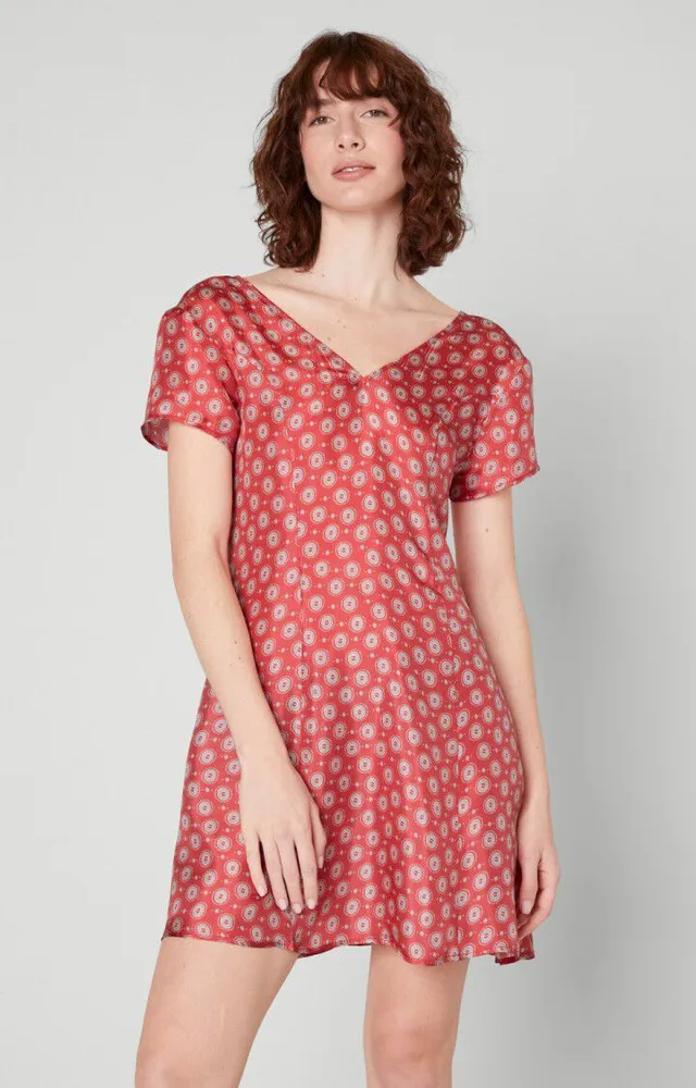 Oasis red polka cheap dot dress