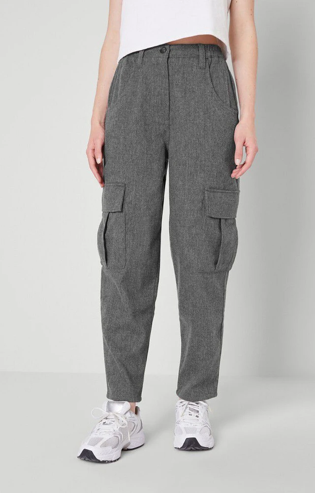 Bershka cargo trousers with chain shop