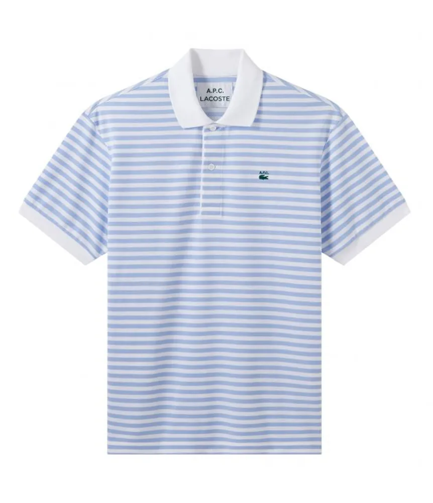 Lacoste polo discount shirt striped