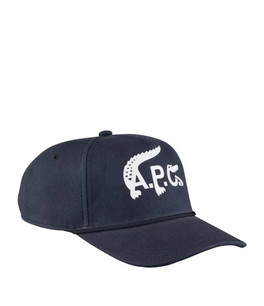 COLLABORATIONS Navy blue baseball cap A.P.C. Lacoste King s Cross