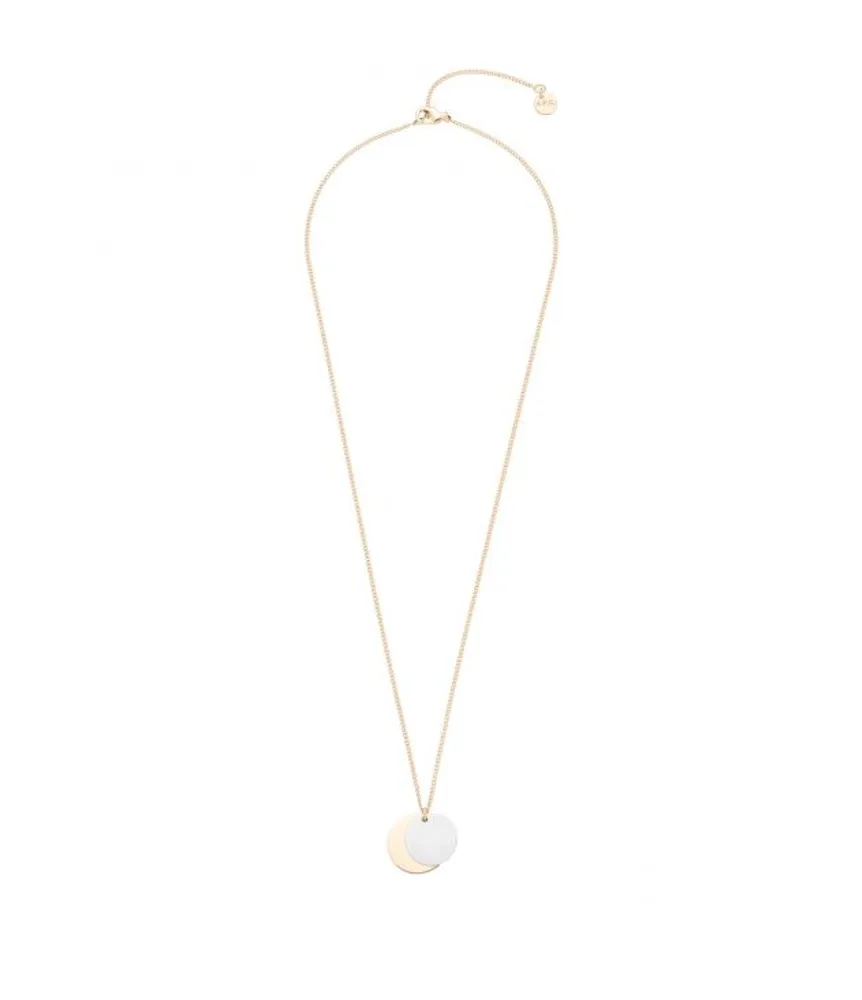 A.P.C. Eloi double medallion necklace King s Cross