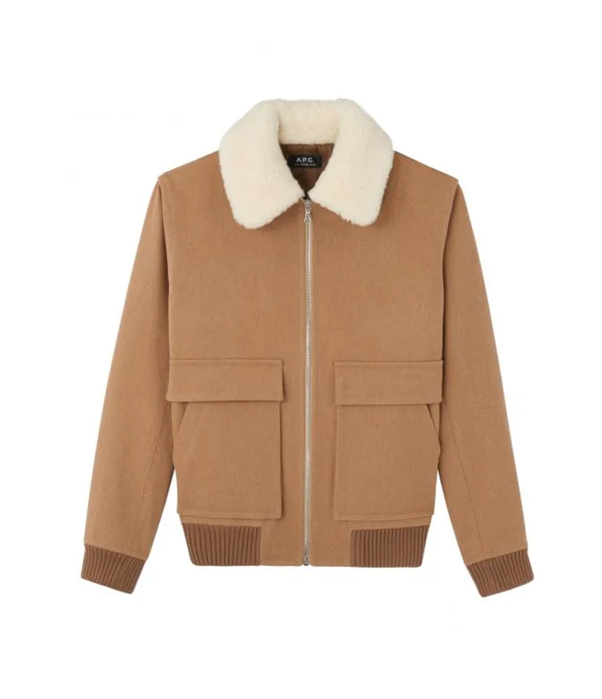 Apc bronze jacket navy cheap